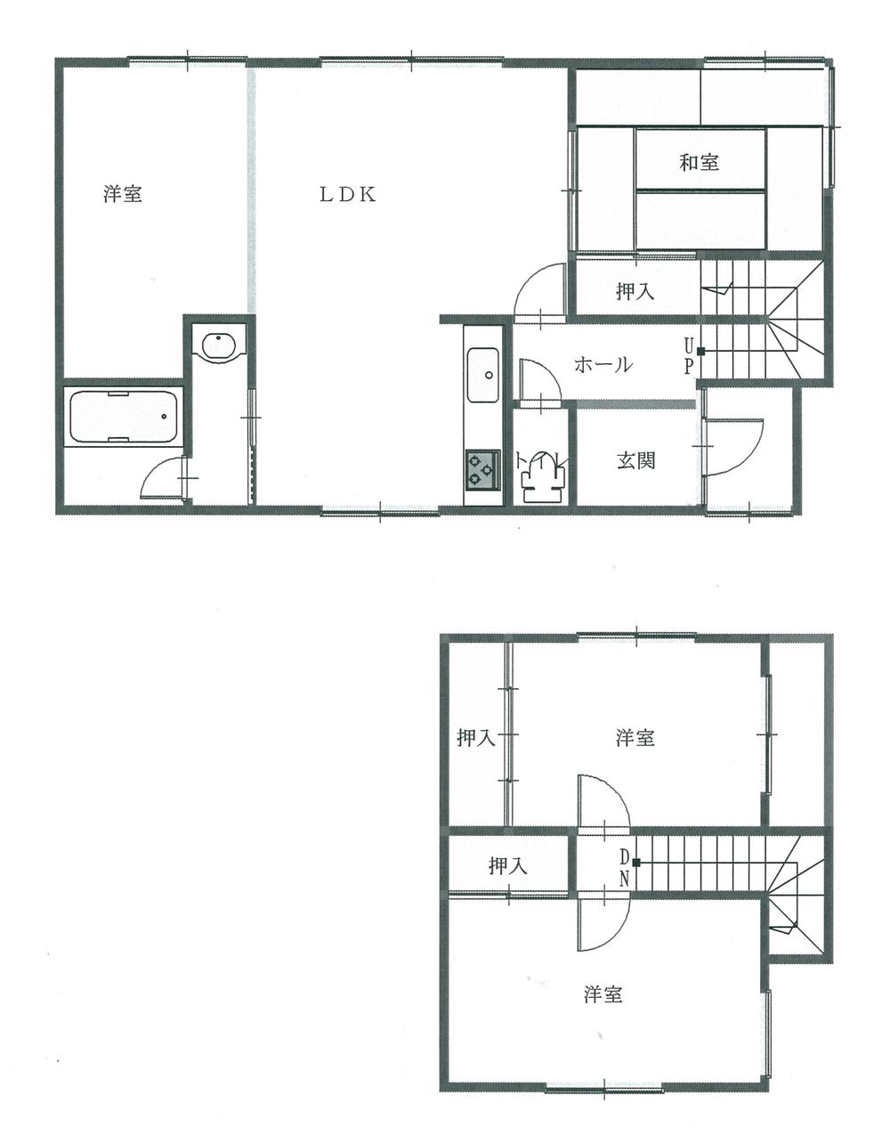 Floor plan. 7.5 million yen, 4LDK, Land area 200.46 sq m , Building area 95.22 sq m