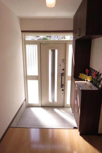 Entrance. Entrance tile Chokawa