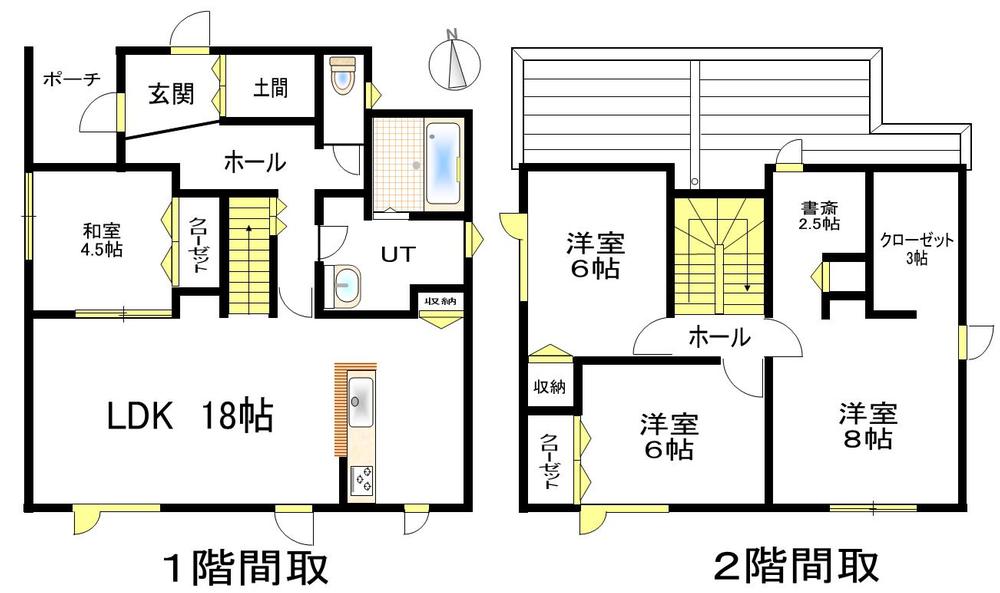 Floor plan. 23,300,000 yen, 4LDK, Land area 219.55 sq m , Building area 115.51 sq m