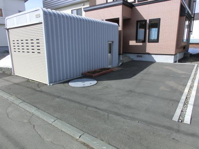 Parking lot. Parking space