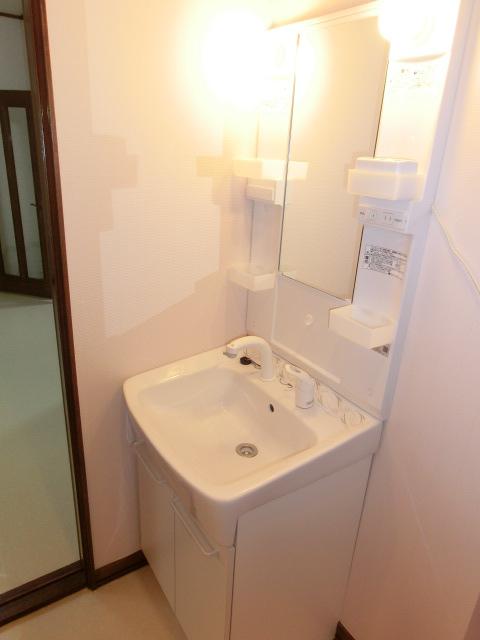 Wash basin, toilet. Shampoo dresser