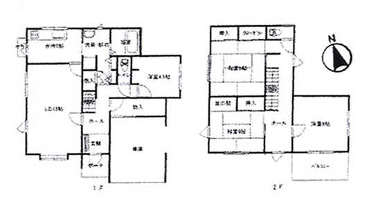 Floor plan. 26,800,000 yen, 4LDK, Land area 221 sq m , Building area 139.35 sq m