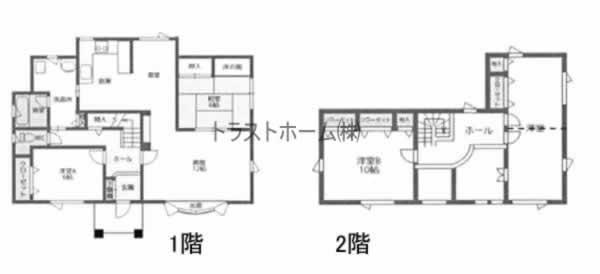Floor plan. 16.8 million yen, 5LDK, Land area 252.44 sq m , Building area 142.66 sq m floor plan