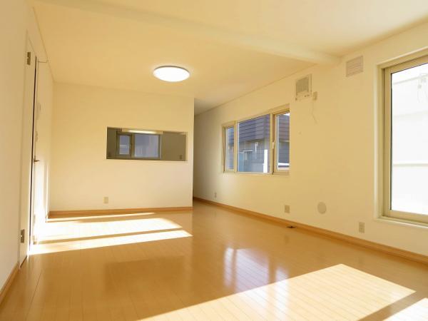 Living. Warm living room of the afternoon sun