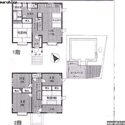 Floor plan. 17 million yen, 5LDK, Land area 238.03 sq m , Building area 134.14 sq m