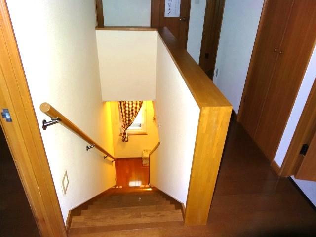 Other introspection. Stairs from the second floor to the first floor