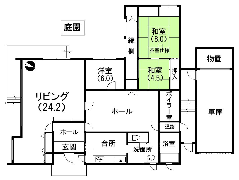 Floor plan. 45 million yen, 3LDK, Land area 828.28 sq m , Building area 167.76 sq m
