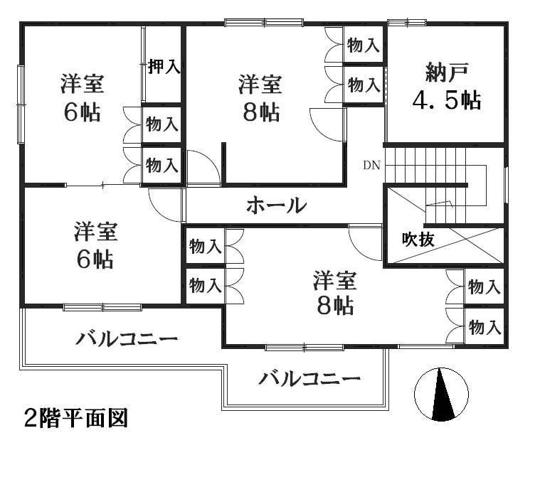 Floor plan. 15.5 million yen, 5LDK + S (storeroom), Land area 659.79 sq m , Building area 159.95 sq m