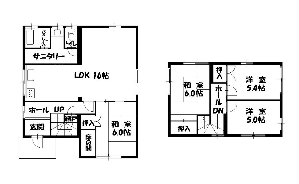 Floor plan. 8.8 million yen, 4LDK, Land area 160.67 sq m , Building area 97.17 sq m
