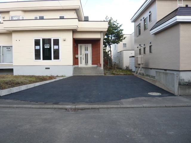 Parking lot. Parking space