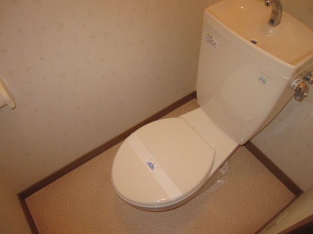 Toilet. We are already cleaning