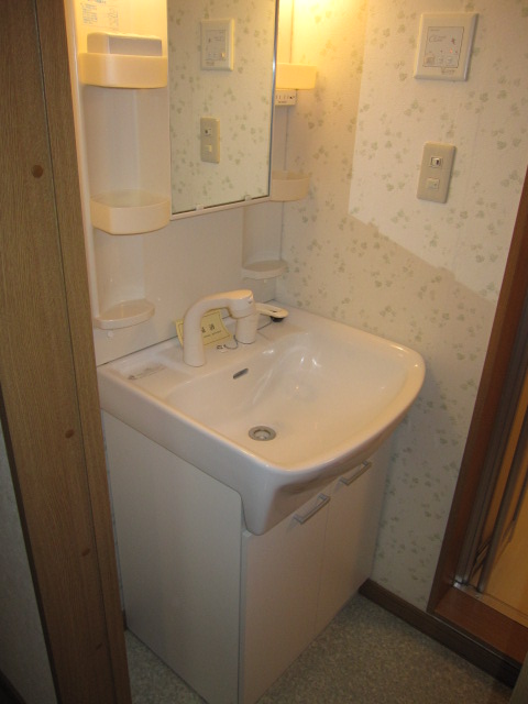 Washroom. Shampoo dresser standard equipment