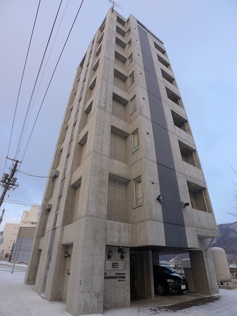 Building appearance. 9-story reinforced concrete