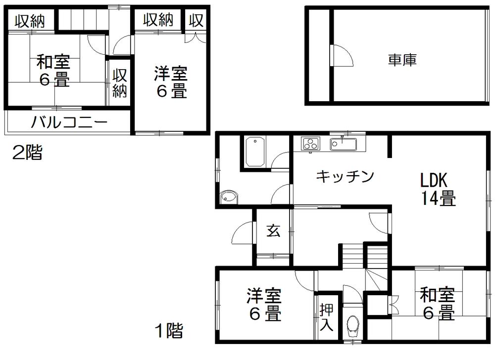 Floor plan. 14.9 million yen, 4LDK, Land area 178.38 sq m , Building area 113.4 sq m