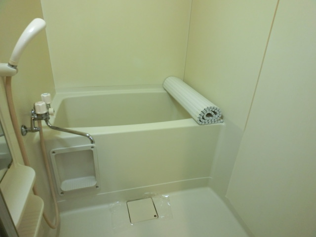 Bath. Water around is very beautiful. 