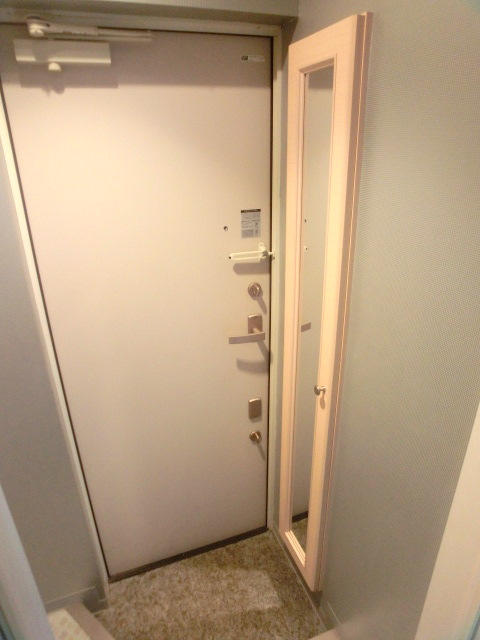 Entrance. Shoes is BOX with full-length mirror