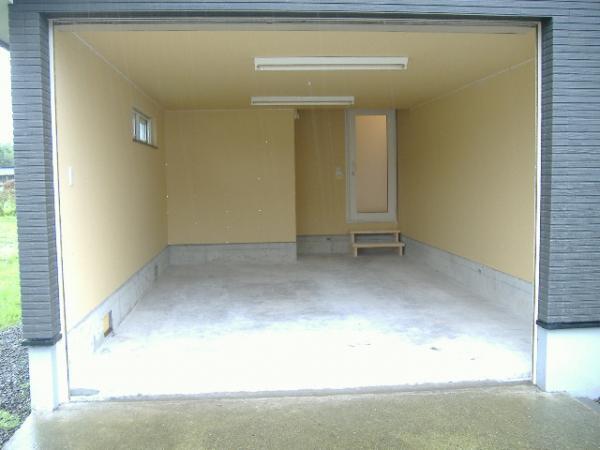 Parking lot. Put in a house from the back of the garage