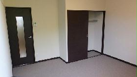 Living and room. Closet with on the first floor living room