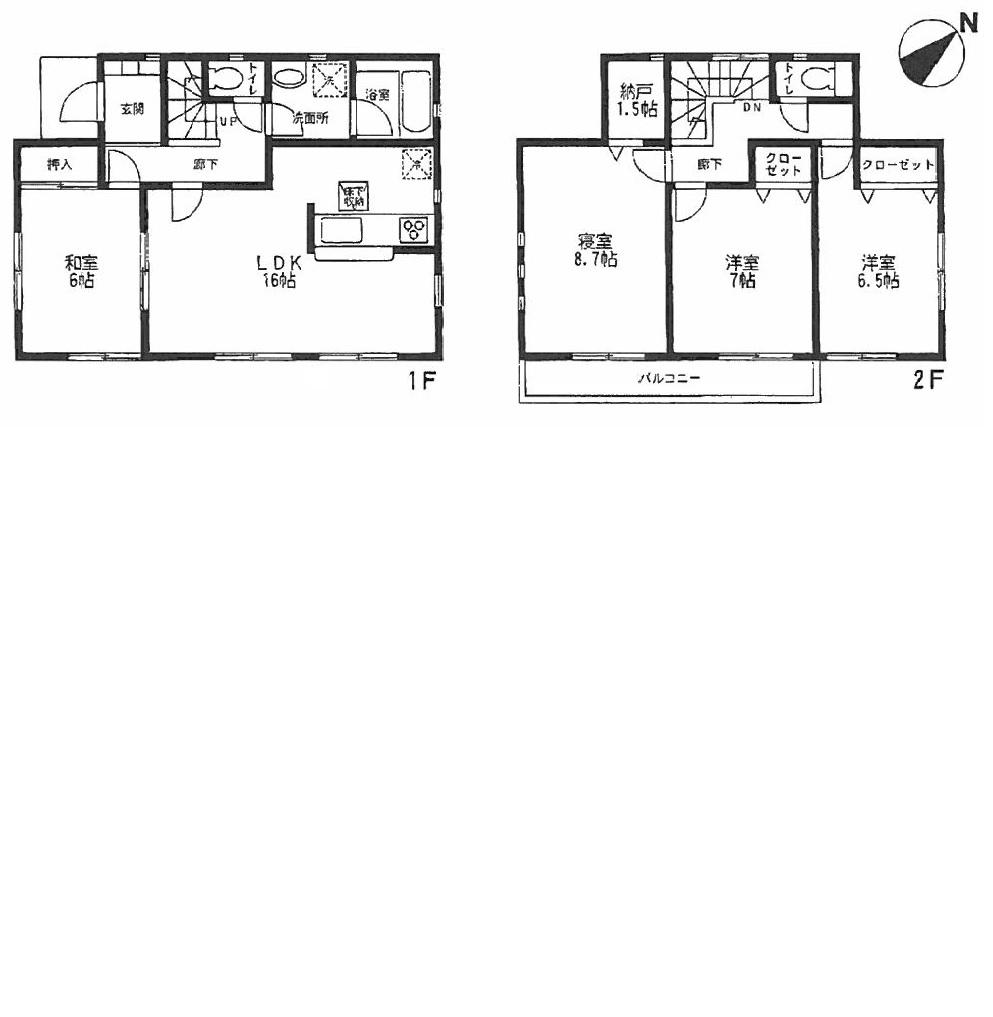Floor plan. 28.8 million yen, 4LDK + S (storeroom), Land area 226.87 sq m , Building area 102.87 sq m
