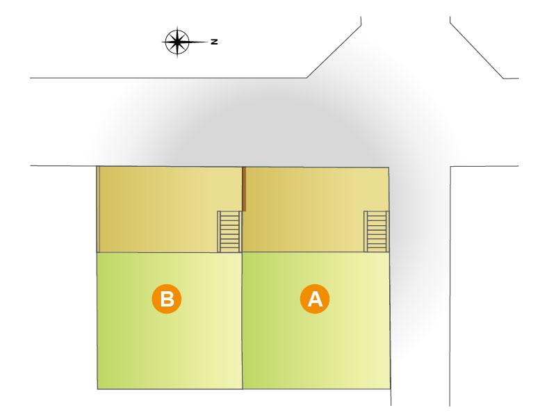 The entire compartment Figure. Limited two-compartment in a quiet residential area.