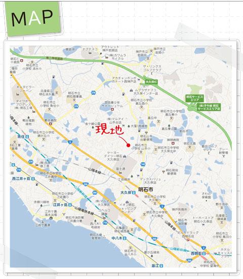 Local guide map. map