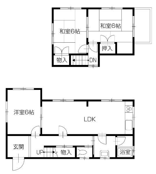 Floor plan. 7,980,000 yen, 3LDK, Land area 139.99 sq m , Building area 72.09 sq m
