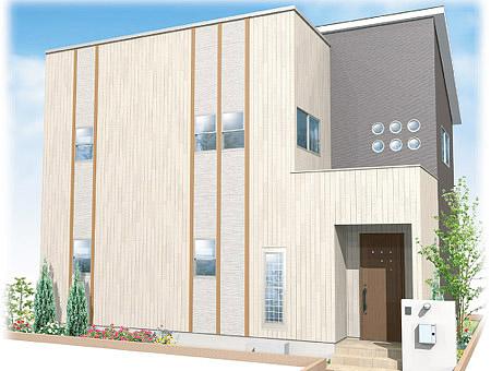  [No. 6 areas ・ Model house]  □ City gas specifications with solar power + ECOWILL □ Next-generation energy-saving specifications  □ All window Low-E pair glass □ Power Saving ・ Water-saving eco equipment  □ Dishwasher kitchen. No. 6 areas ・ Model house