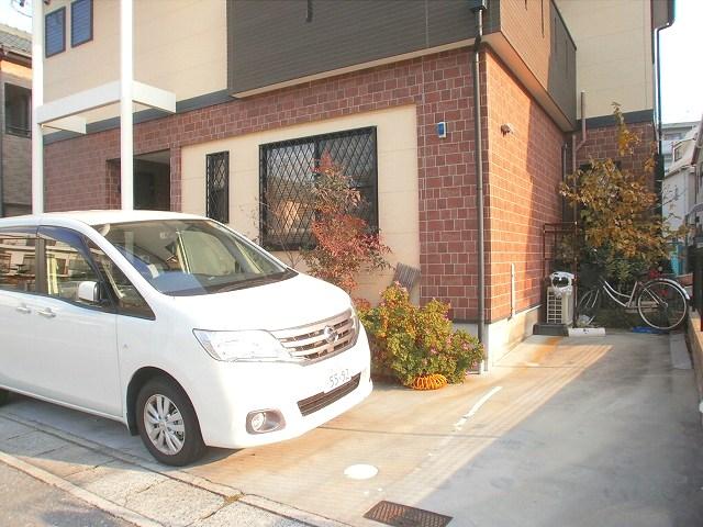 Parking lot. Parking space