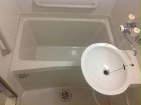 Bath. With bathroom dryer