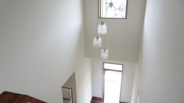 Entrance. Atrium entrance Shooting from the second floor