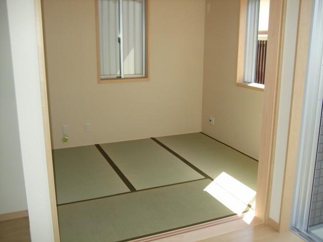 Non-living room. Serene Japanese-style room is sunny