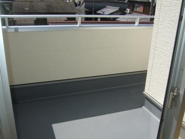 Balcony. South-facing wide balcony