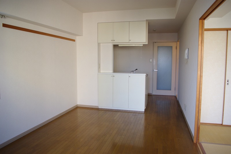 Living and room. Flooring paste of living