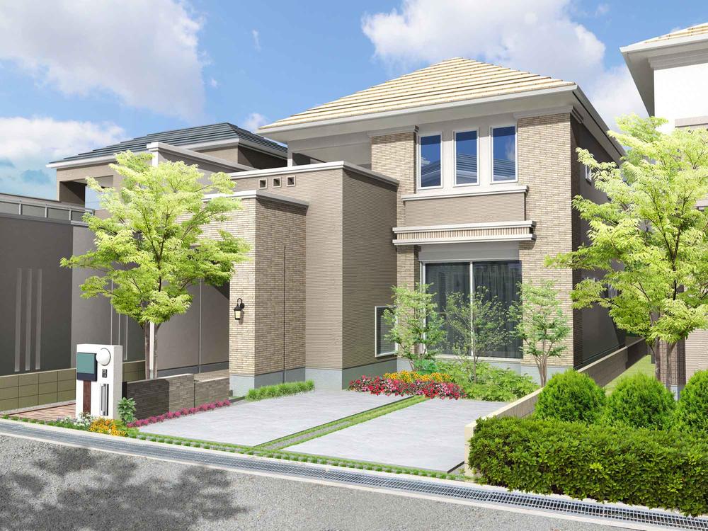 Rendering (appearance). No. B land reference plan Rendering CG image