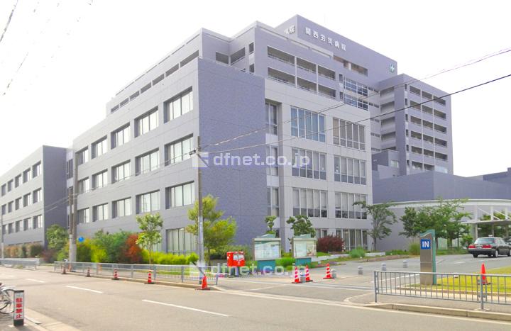 Hospital. National Institute of Labor Health and Welfare Organization to Kansairosaibyoin 850m