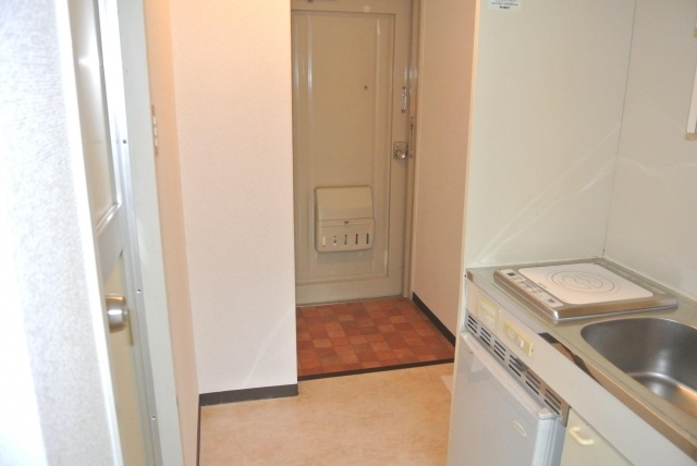 Living and room. Decorated in white tones