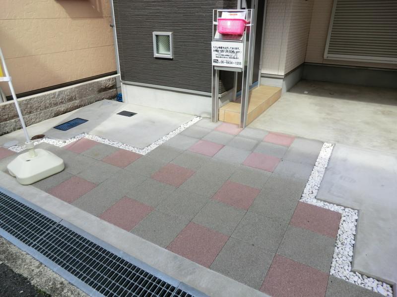 Parking lot. Exterior is also a stylish design