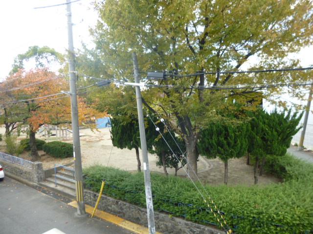 Balcony. The view from the balcony (southwest direction)