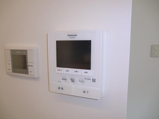 Security equipment. Local photos (color monitor intercom)