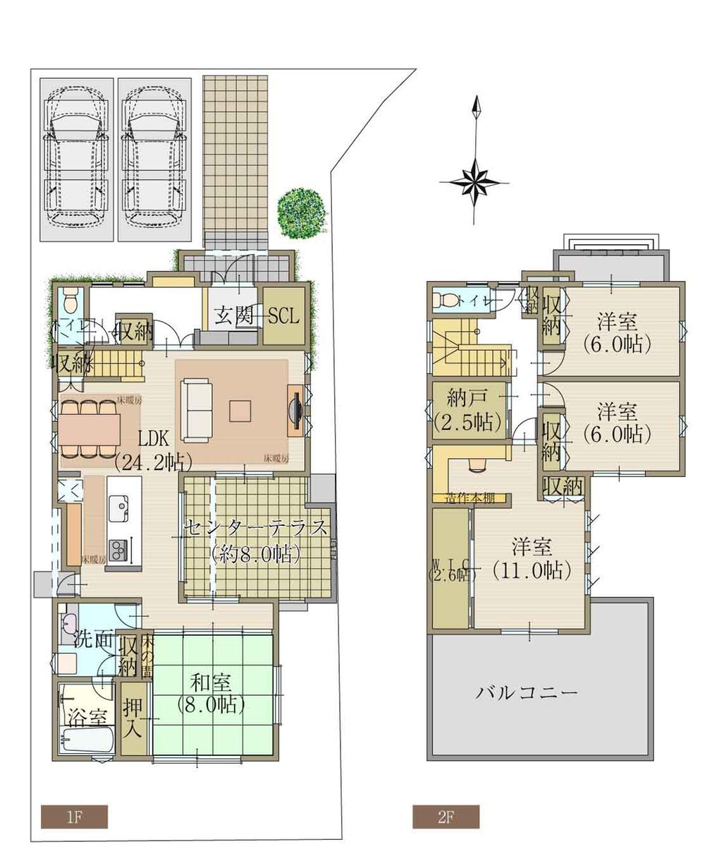 Floor plan. Hankyu 4-minute walk to the "Mukonosō Station".