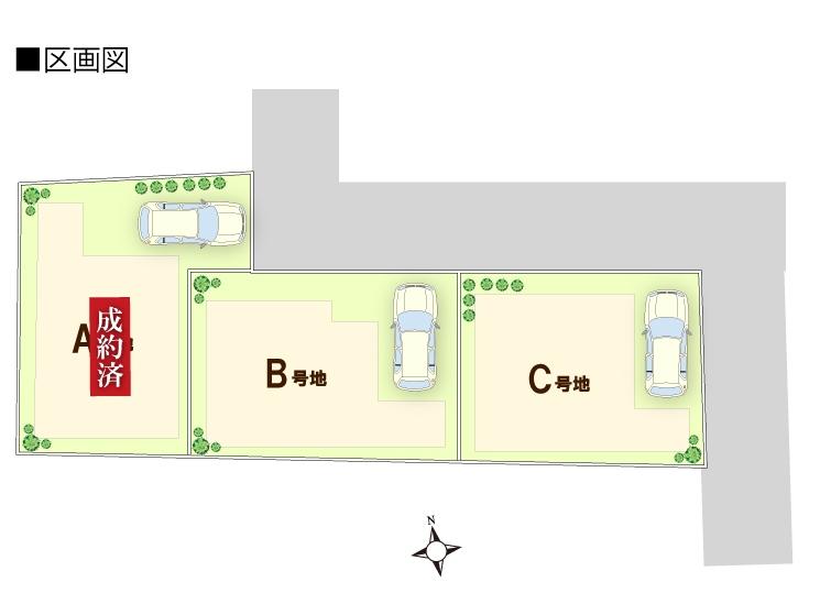 The entire compartment Figure.  ■ B No. destinations popular in sale!  C No. land is time sale plan! 