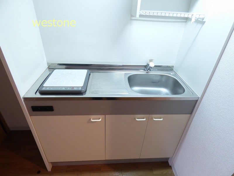 Kitchen. IH stove with a mini kitchen
