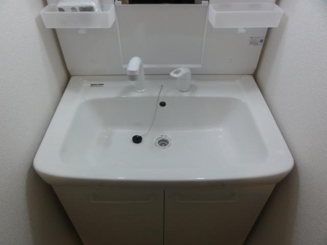Wash basin, toilet. Washbasin INAX made shower