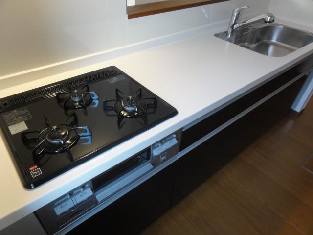 Kitchen. 3-neck gas stove