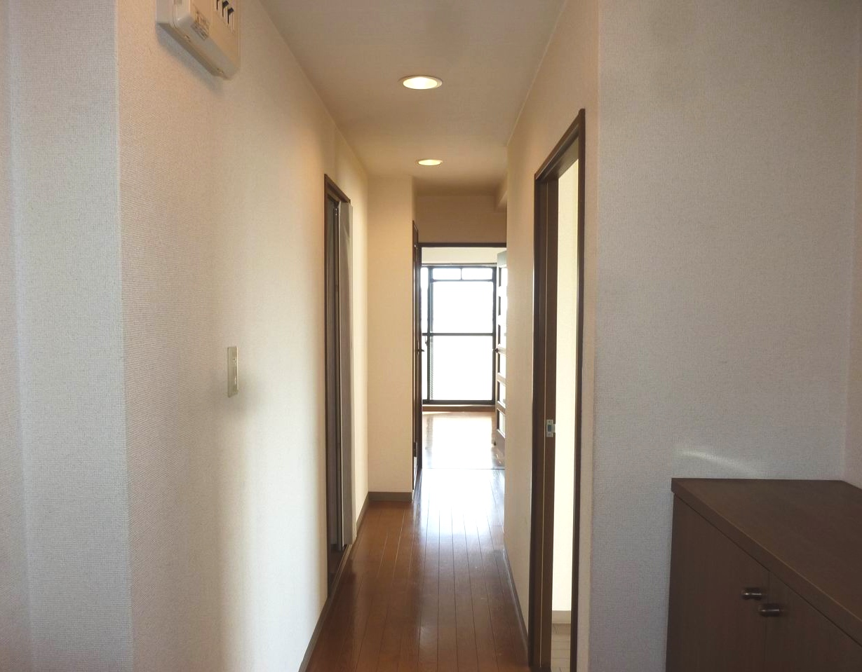 Entrance. Lighting is also good because it is a south-facing