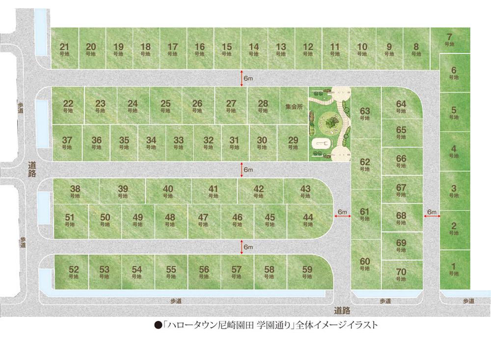 The entire compartment Figure. Total 70 compartments Big Town