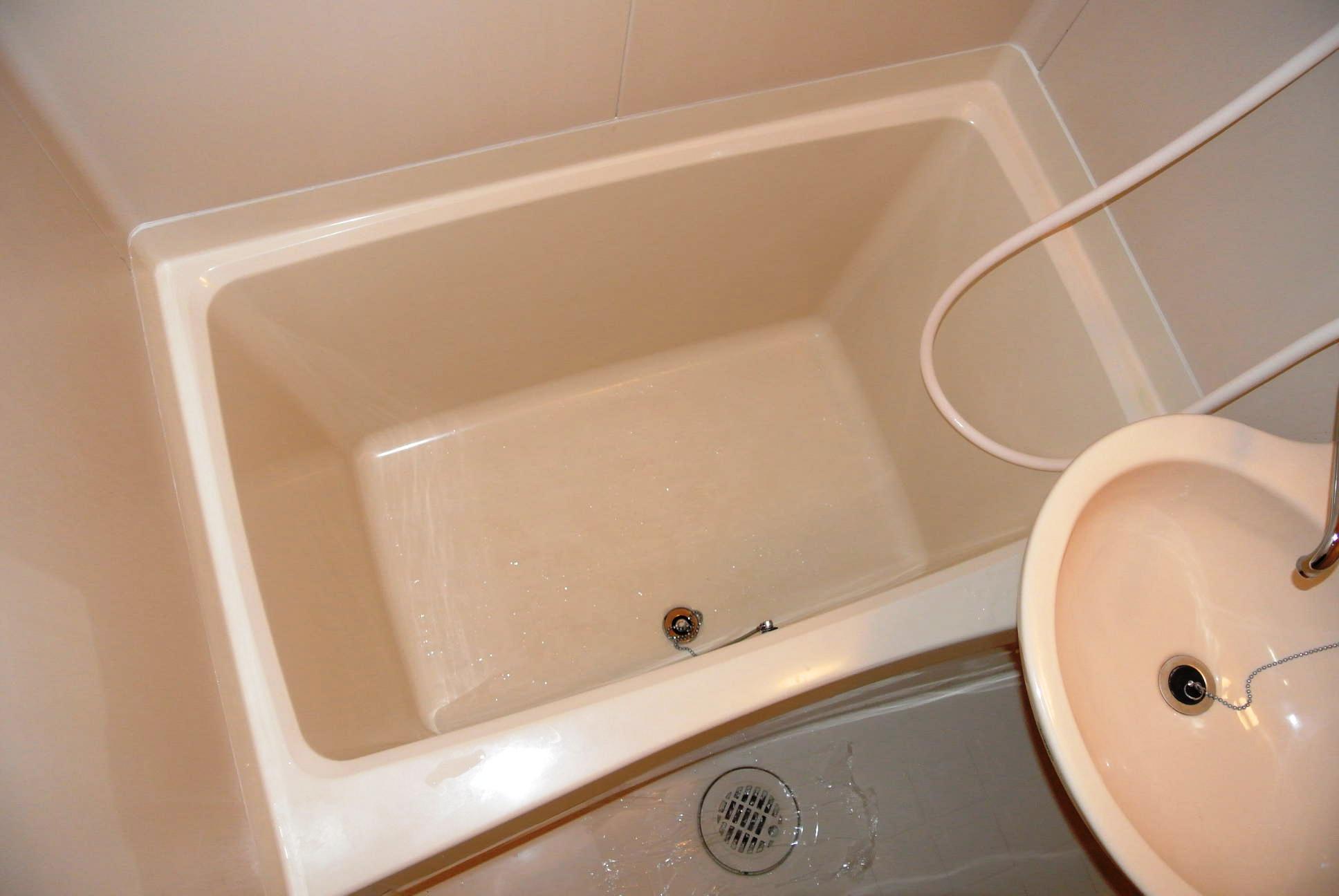 Bath. Precious space to wash away the fatigue of the day