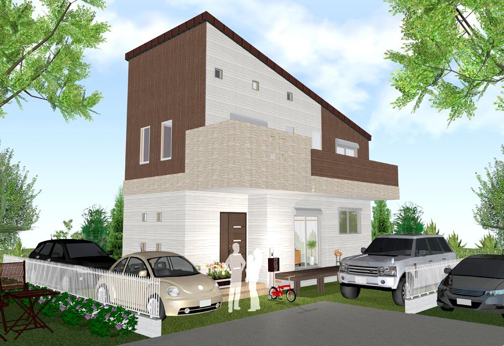 Rendering (appearance). No. B land image Perth