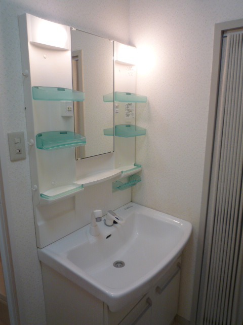 Washroom. Bathroom vanity