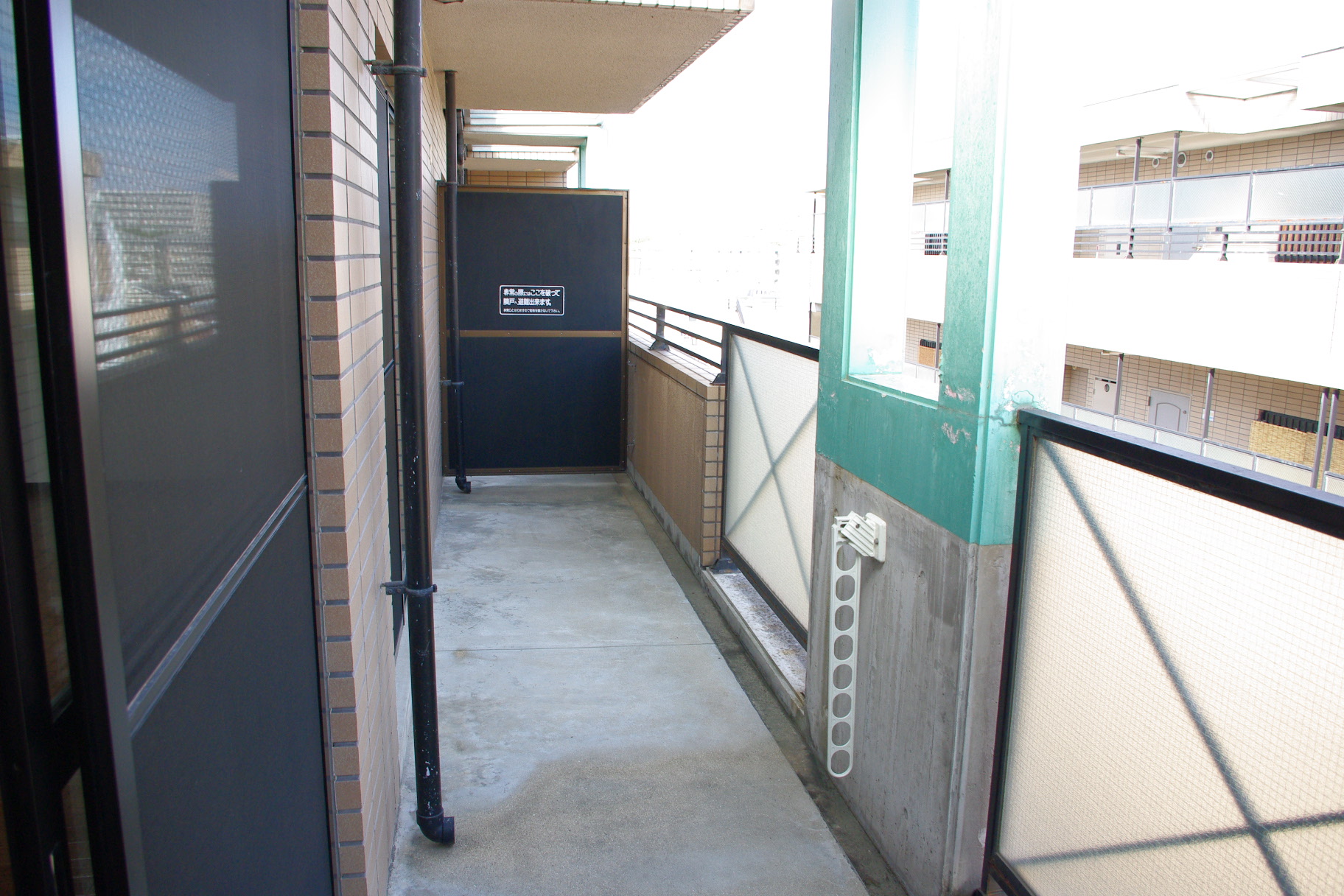 Balcony. Width is wide balcony
